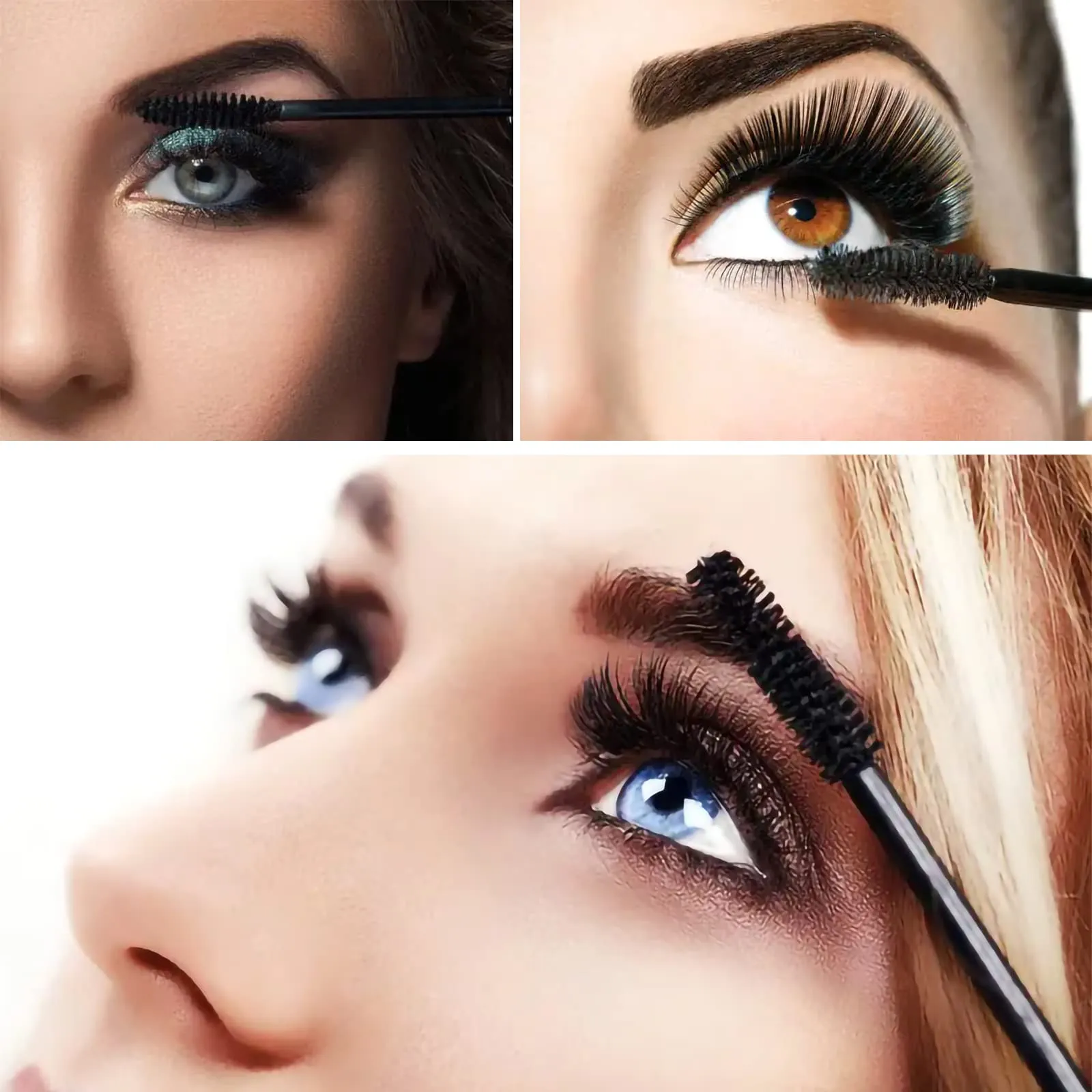 102 Disposable Eye lash Brush Mascara Wands Spoolies Silicone Professional Applicator Tool Accessories Eyebrow Brush for Extension Eyelash and Make up