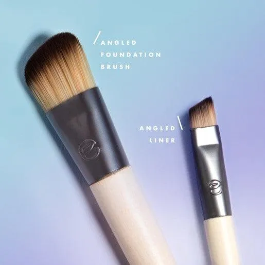 5 pcs Essential Makeup Brushes Set With Storage Tin - EcoTools