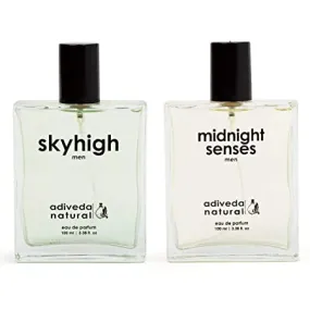 Adiveda Natural Midnight Senses & Skyhigh For Men & Women Eau de Parfum - 200 ml