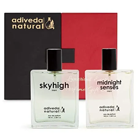 Adiveda Natural Midnight Senses & Skyhigh For Men & Women Eau de Parfum - 200 ml