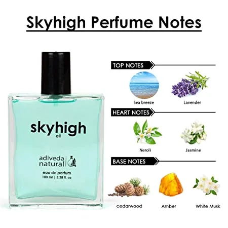 Adiveda Natural Midnight Senses & Skyhigh For Men & Women Eau de Parfum - 200 ml