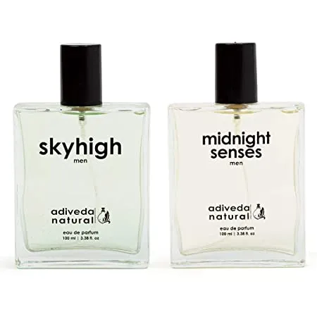 Adiveda Natural Midnight Senses & Skyhigh For Men & Women Eau de Parfum - 200 ml