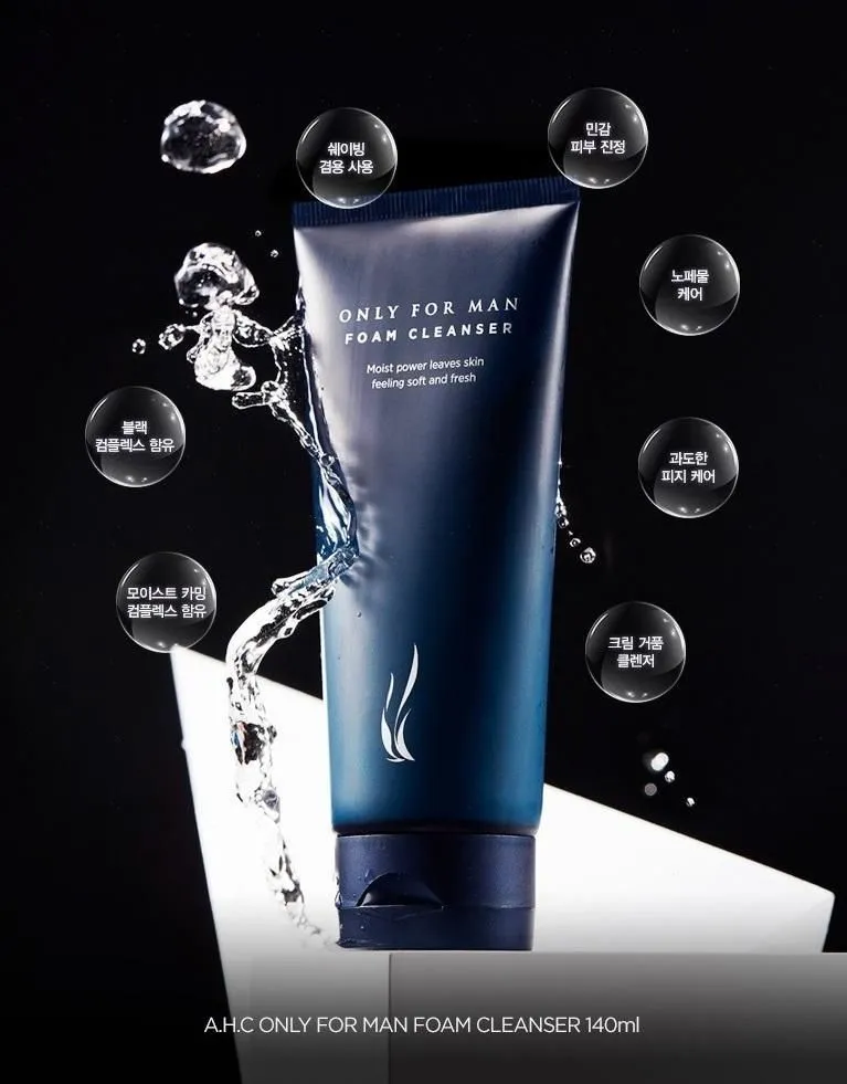 AHC Only For Man Foam Cleanser 140ml