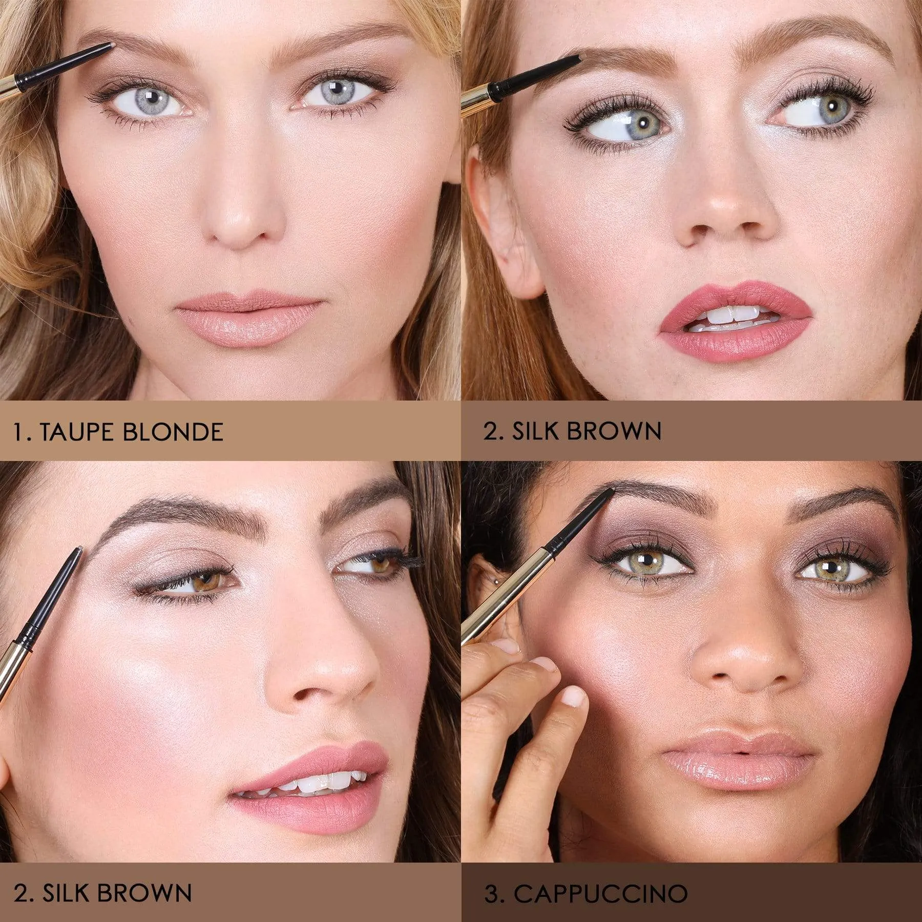 All Day Micro Brow Pencil   Definer Crayon 2. Silk Brown