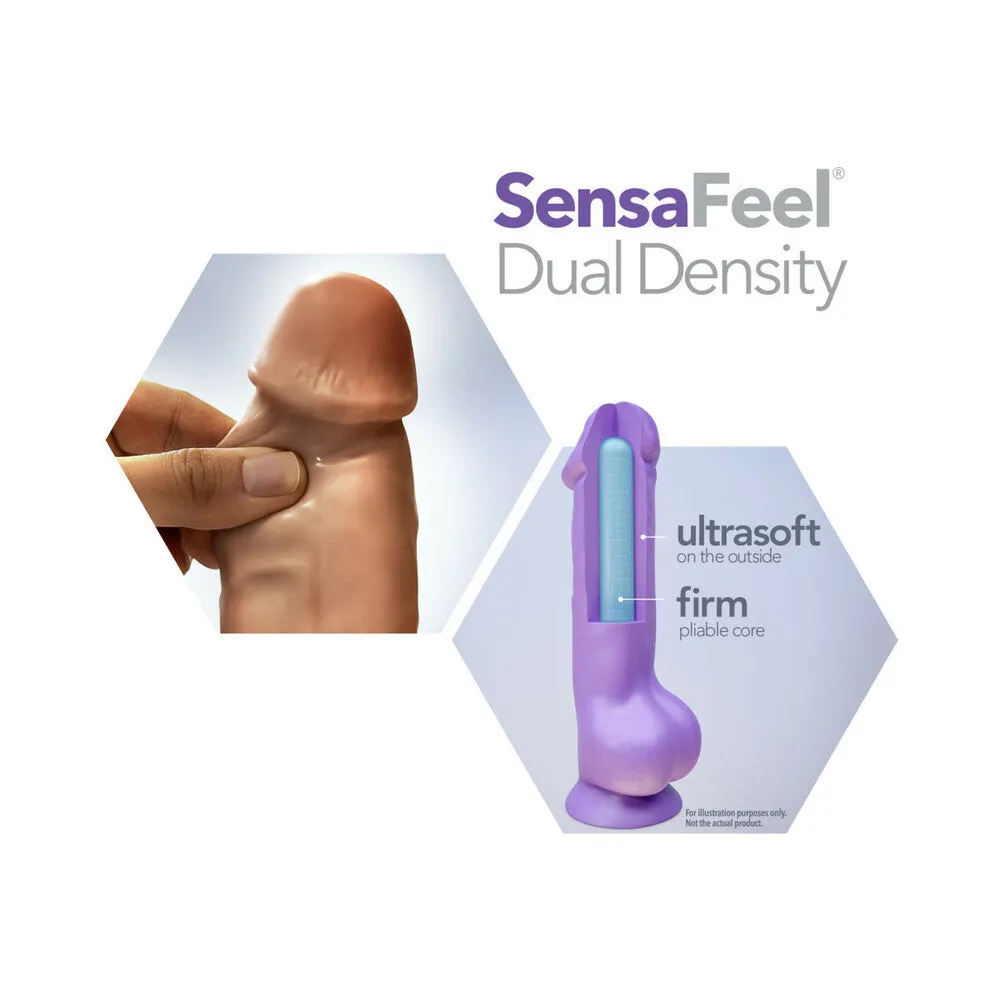 Au Naturel Roberto 9.5 in. Posable Dual Density Dildo Tan