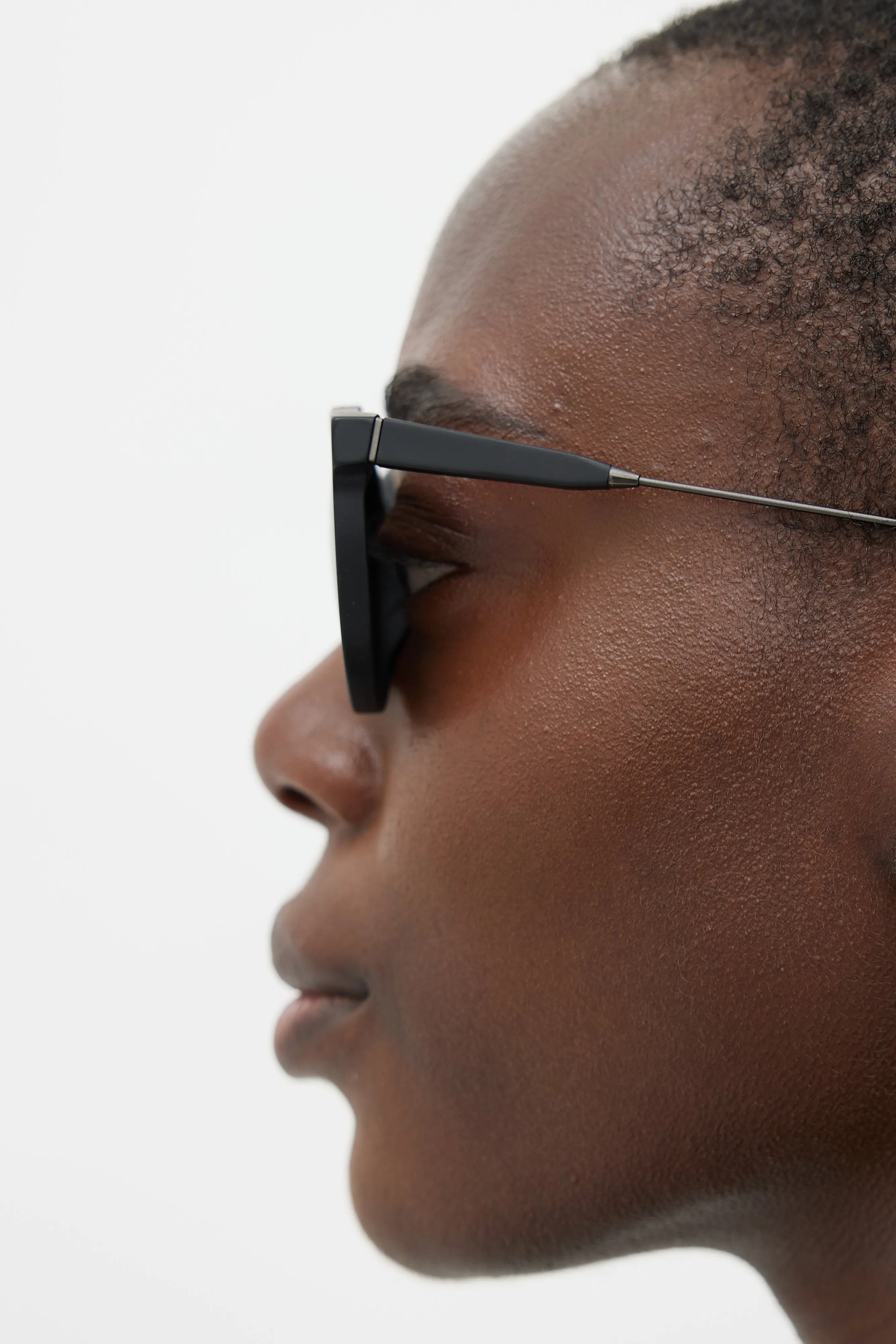 Black Matte Giaguaro Round Sunglasses