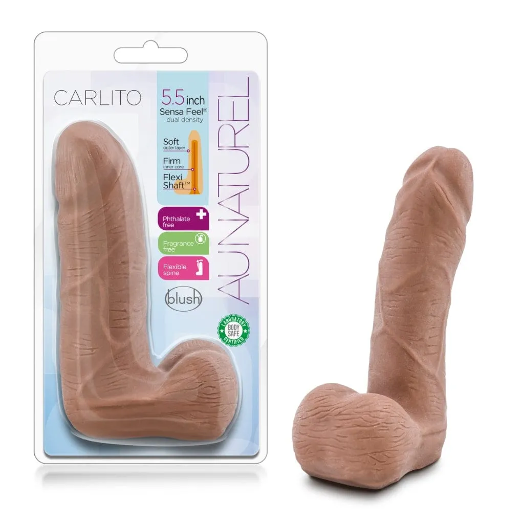 Blush Au Naturel Latin Carlito 5.5" Dildo