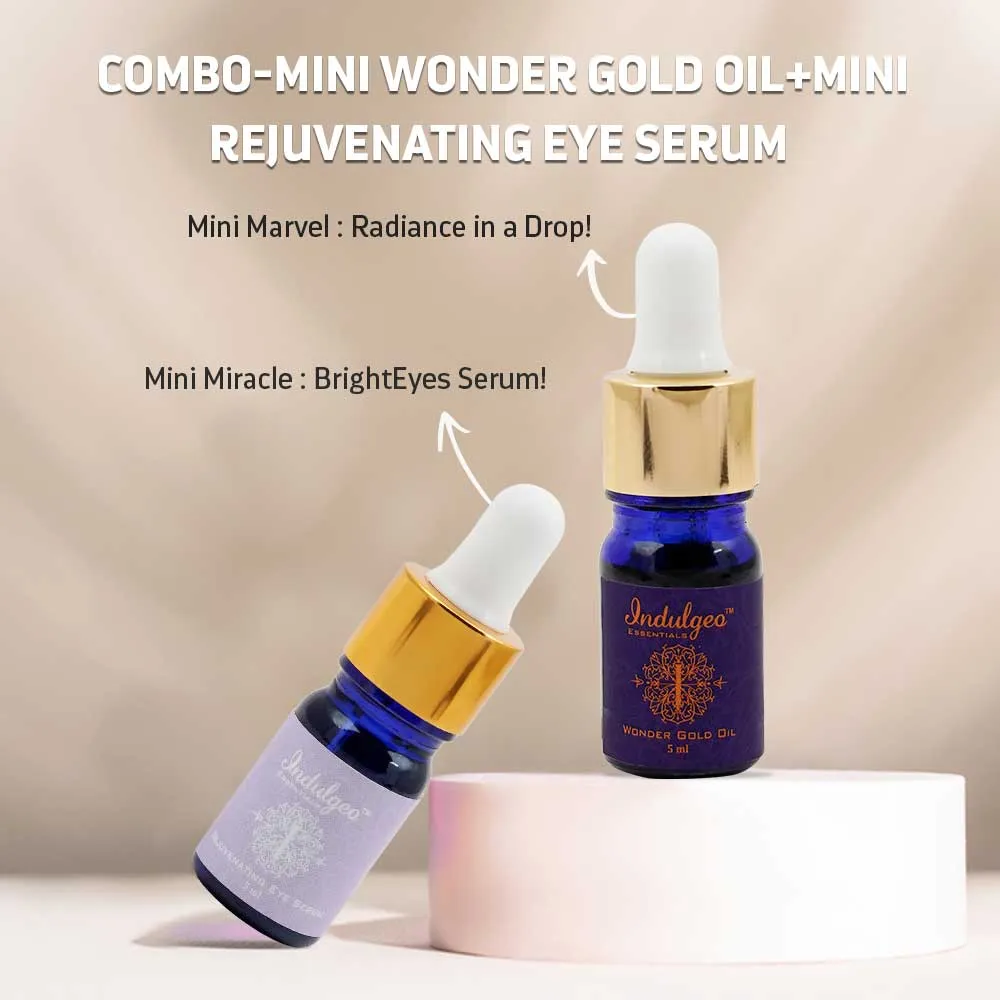 COMBO-Mini Wonder Gold Oil Mini Rejuvenating Eye Serum