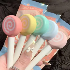 Cute Lollipop Matte Velvet Lip Gloss Waterproof & Long-lasting Lip Gloss