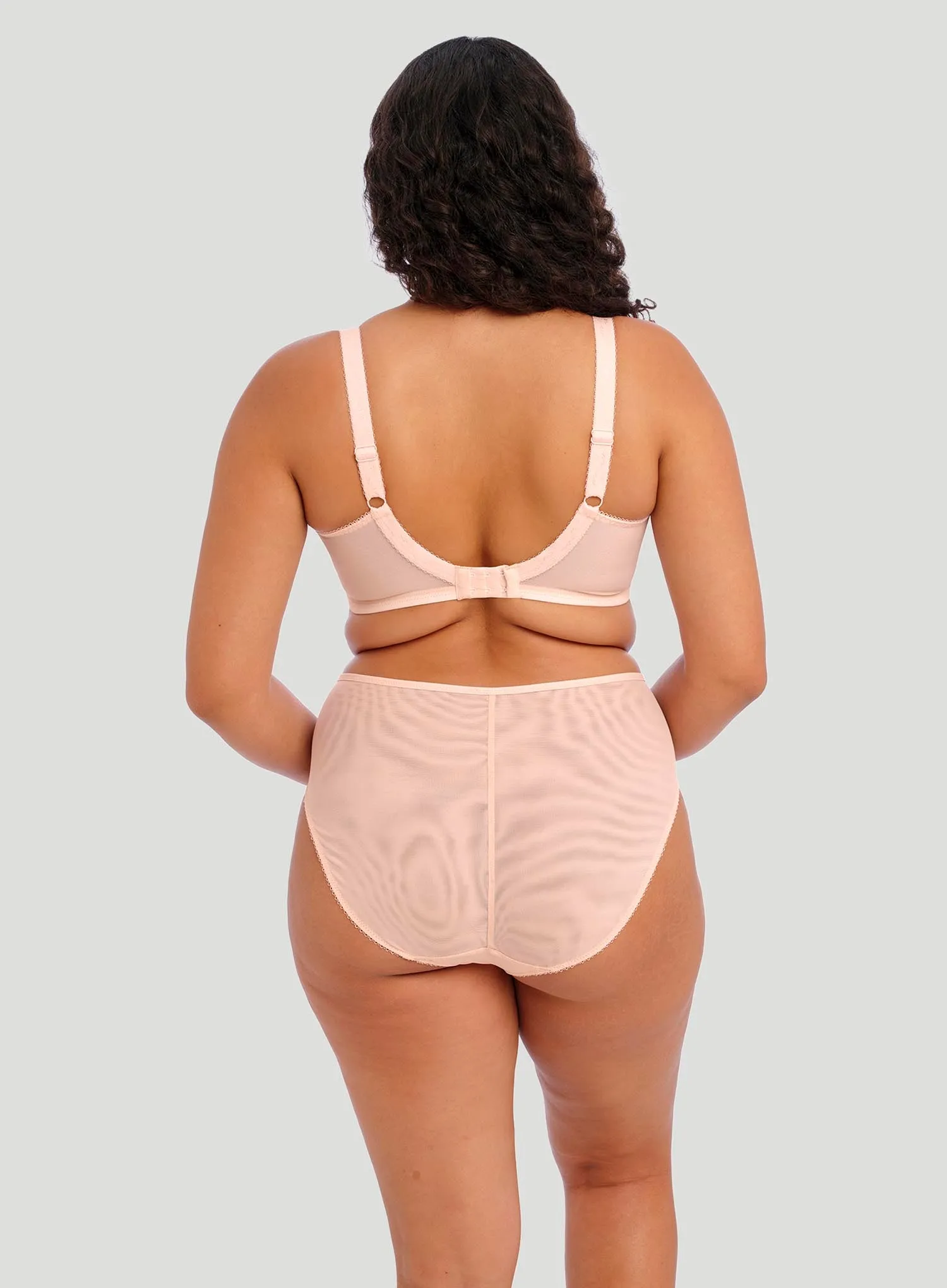 Elomi: Namrah Underwired Plunge Bandless Bra Pale Blush