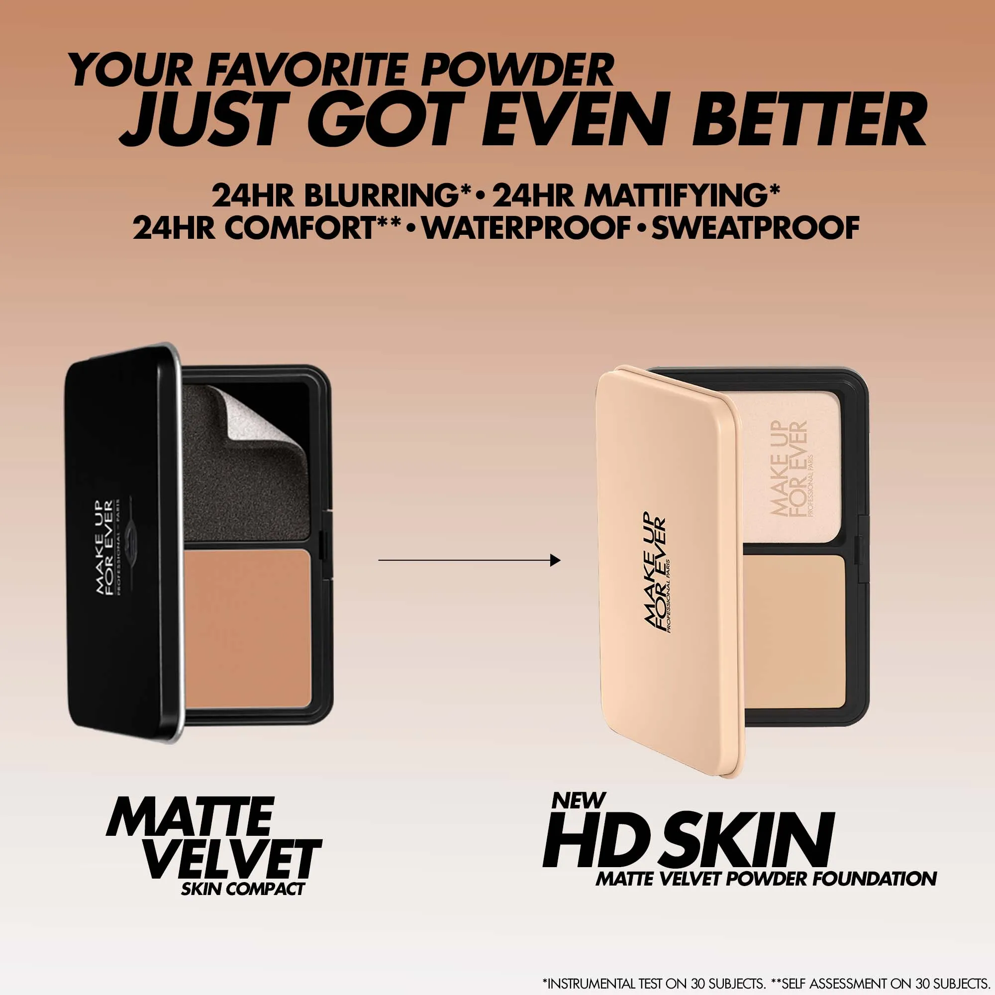 HD Skin Matte Velvet Undetectable Longwear Blurring Powder Foundation