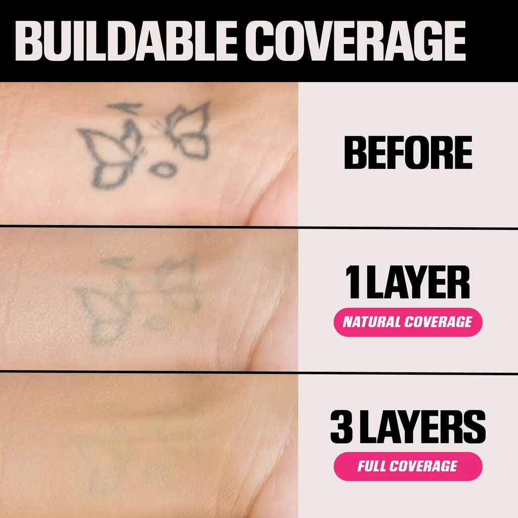 HUDA BEAUTY Easy Blur Natural Airbrush Foundation with Niacinamide (150 CREME BRULE)