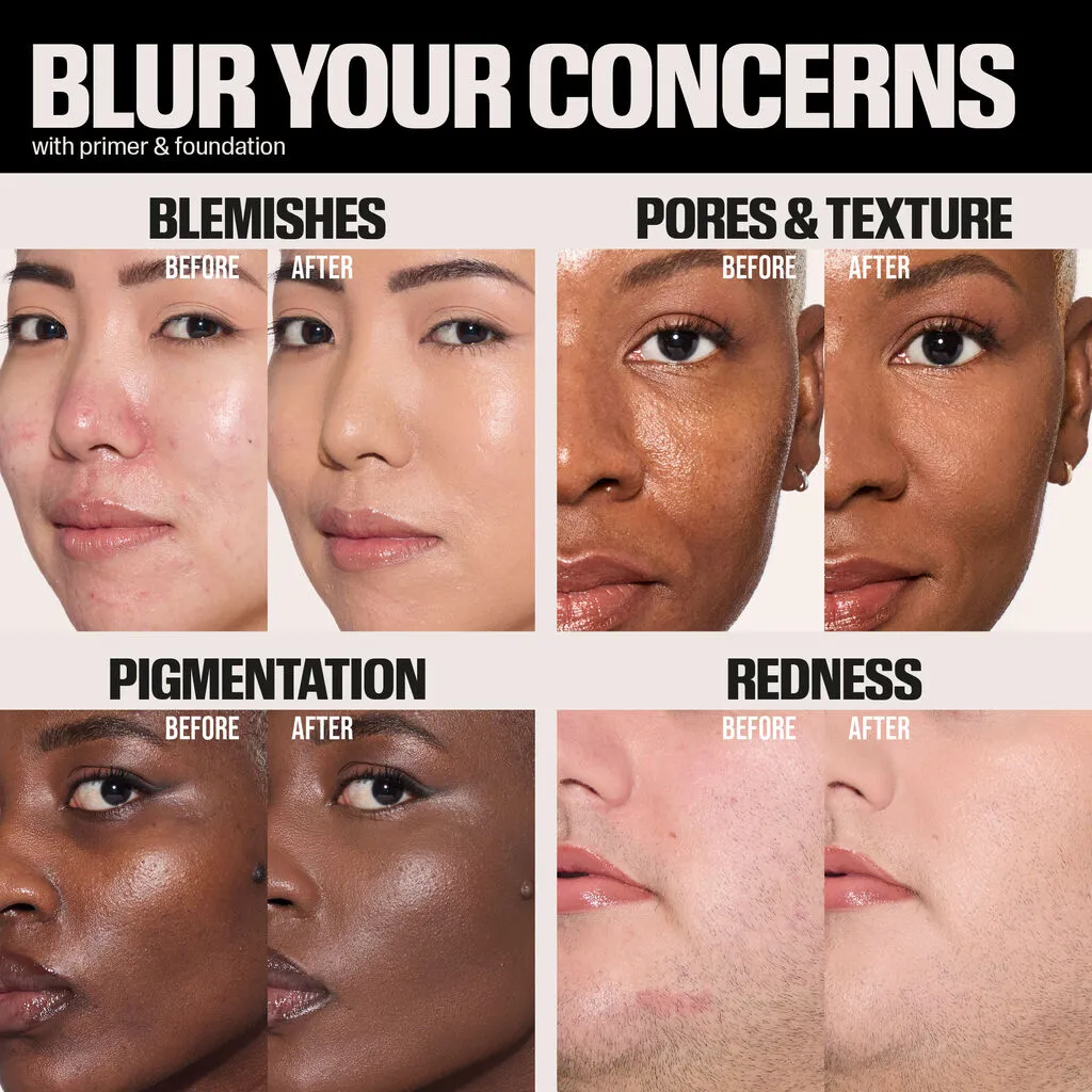 HUDA BEAUTY Easy Blur Natural Airbrush Foundation with Niacinamide (150 CREME BRULE)