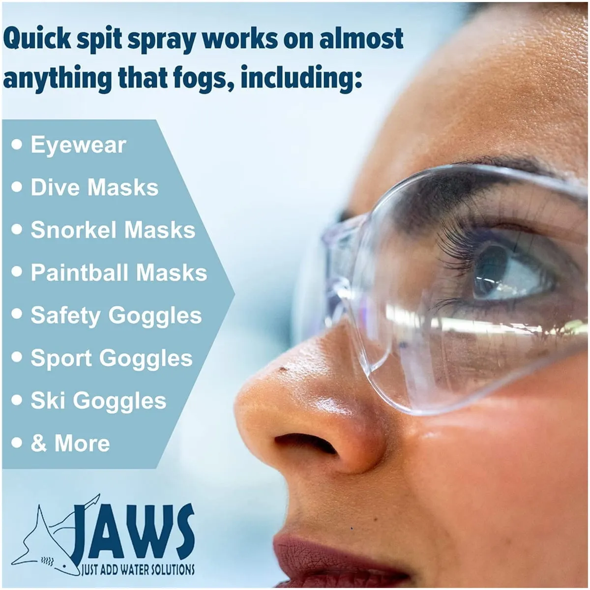 Jaws Quick Spit Antifog With JAWS Cloth