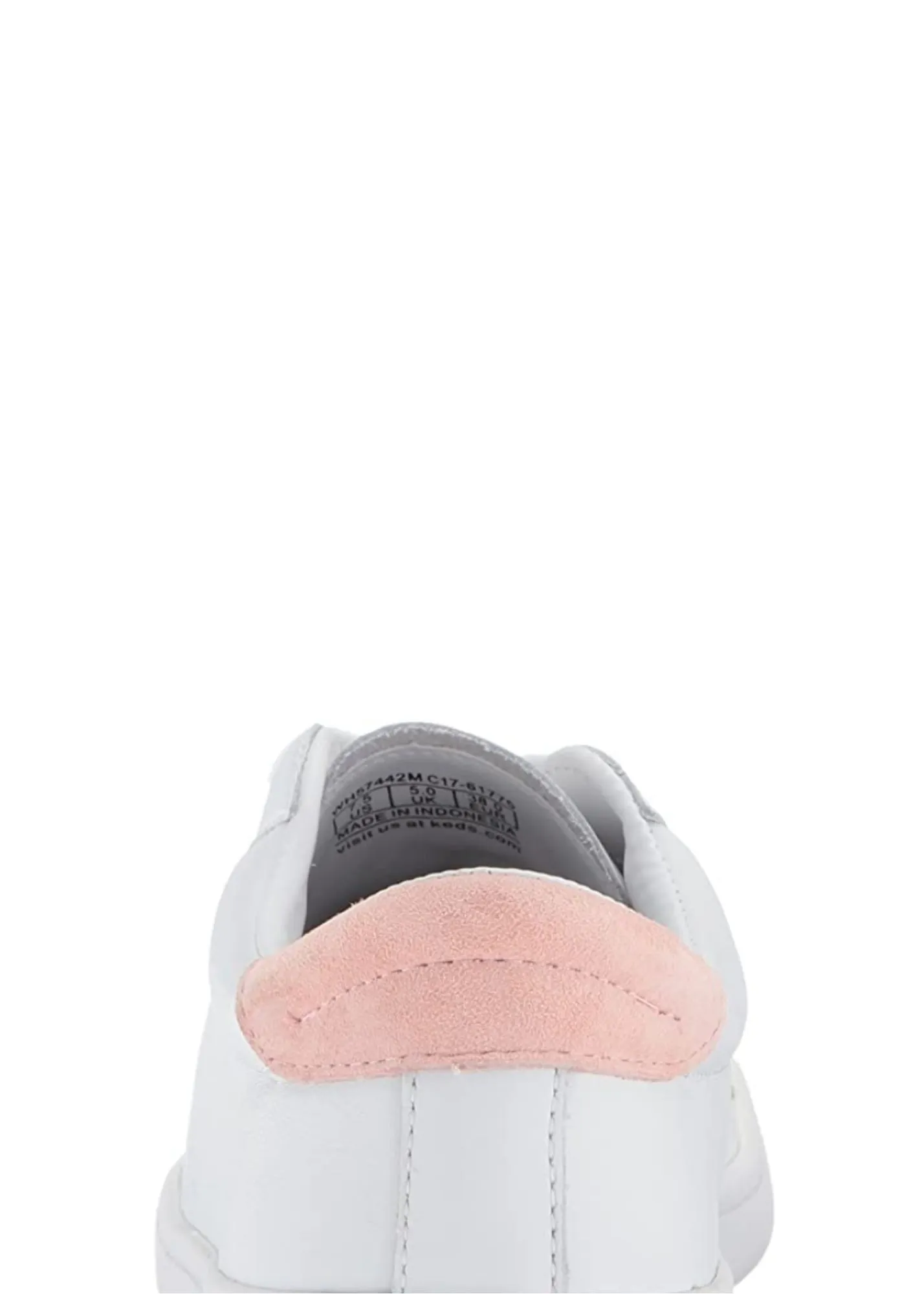 Keds White   Blush Leather Sneaker - FINAL SALE
