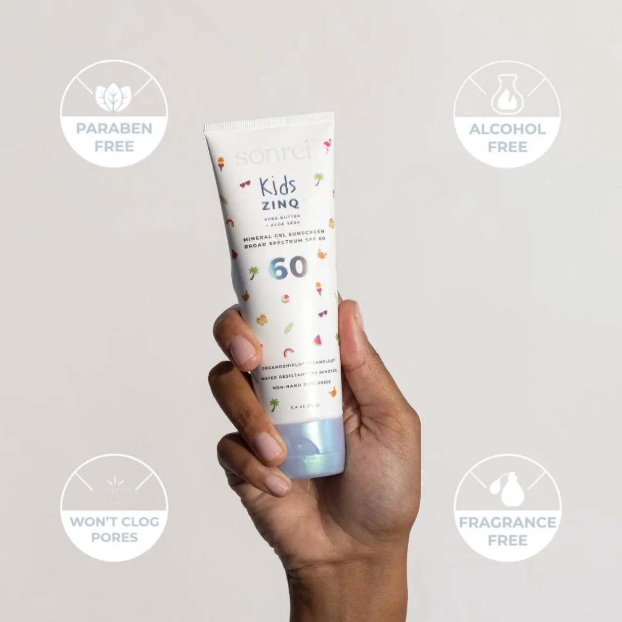 Kids Zinq Mineral Gel Sunscreen SPF 60