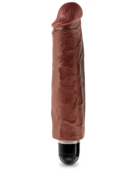 King Cock 7" Vibrating Stiffy - Brown