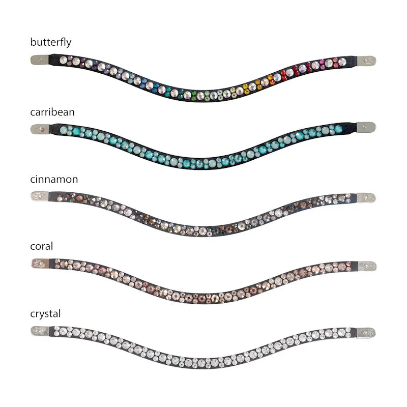Magic Tack Browband Long Curved Browband