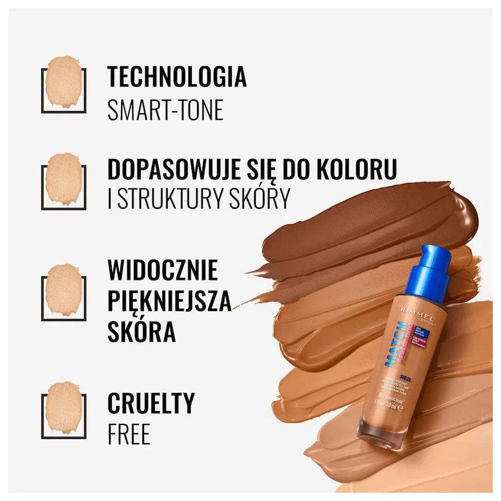 Match Perfection Foundation podkład dopasowujący się do cery 010 Light Porcelain SPF20 30ml