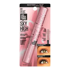 MAYBELLINE 801 lash sensa tional sky high very black noir intense negro ماسكارا الرموش من ميبيلين