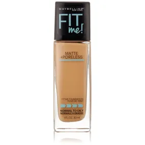 MAYBELLINE - Fit Me Matte   Poreless Foundation 322 Warm Honey - 1 fl. oz. (30 ml)