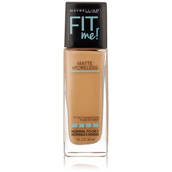 MAYBELLINE - Fit Me Matte   Poreless Foundation 322 Warm Honey - 1 fl. oz. (30 ml)