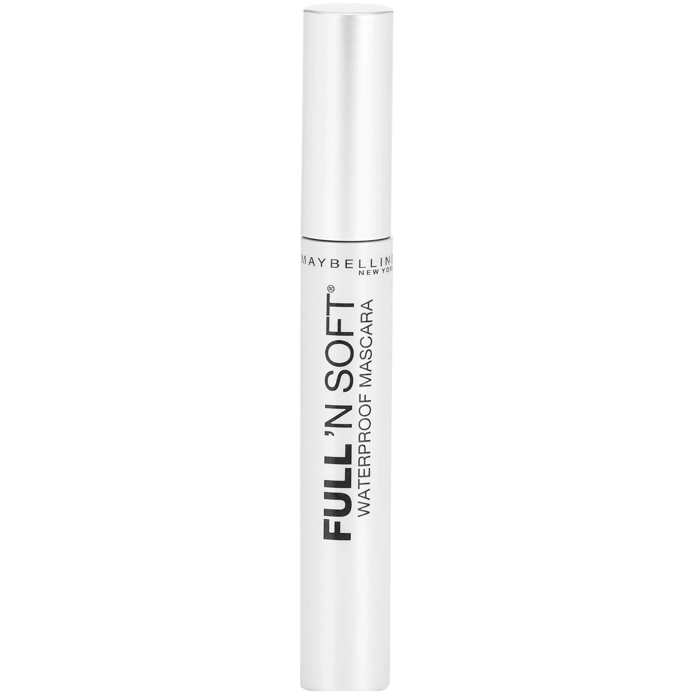 Maybelline Full 'N Soft Waterproof Mascara, Very Black, 1 Tube