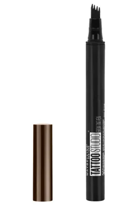 MAYBELLINE - TattooStudio Brow Tint Pen Makeup Deep Brown - 0.037 fl oz (1.1 ml)