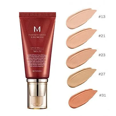 [Missha] M Perfect Covering BB Cream SPF42 PA    (7 colors)