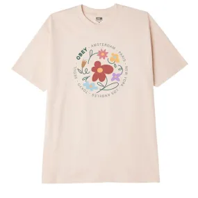 Obey Flower Dance T-Shirt - Cream
