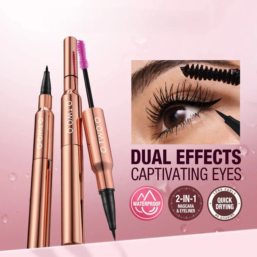 O.TWO.O 2 in 1 EYE EYELINER CHARMING MASCARA