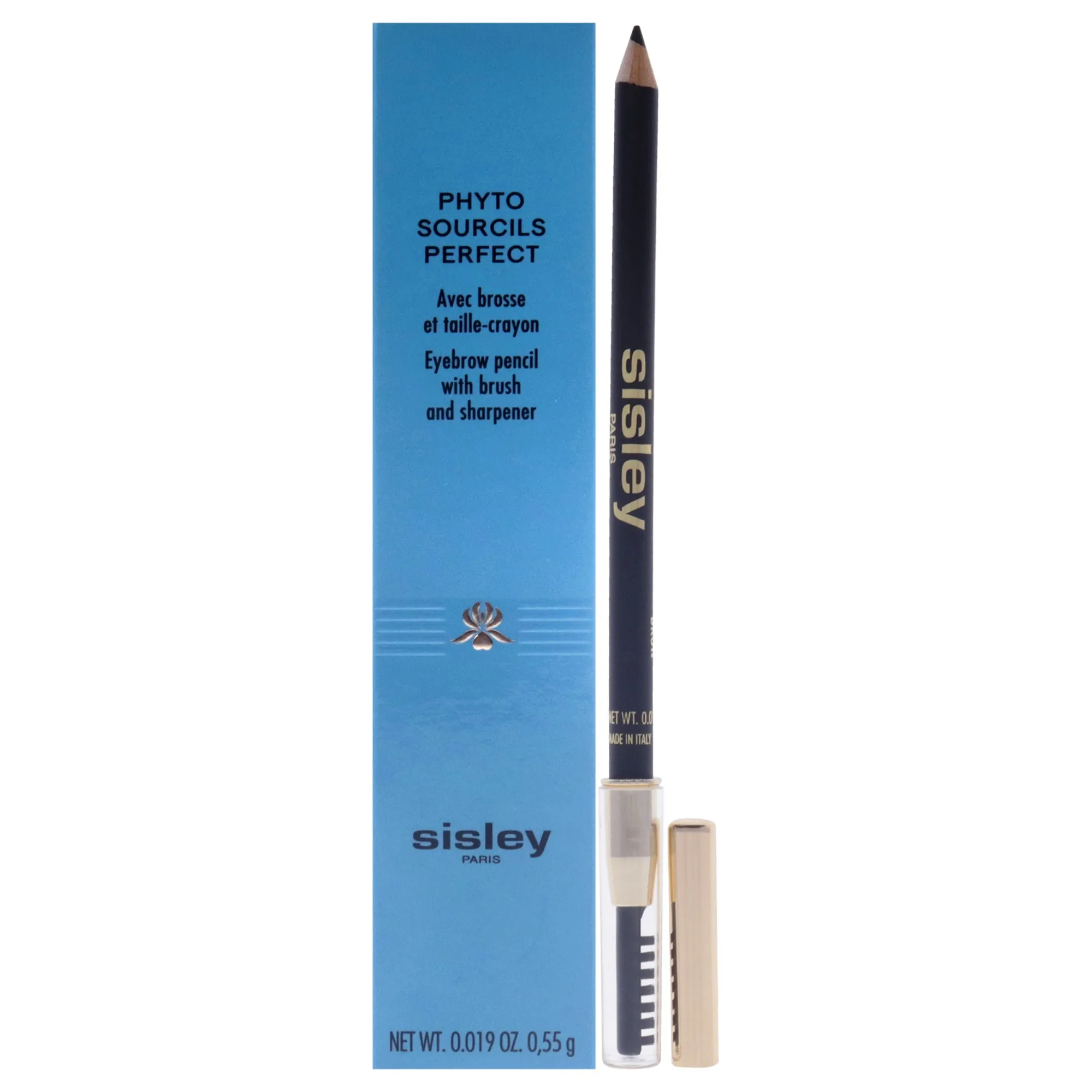 Phyto Sourcils Perfect Eyebrow Pencil With Brush and Sharpener - 03 Brun by Sisley for Women - 0.05 oz Eyebrow Pencil