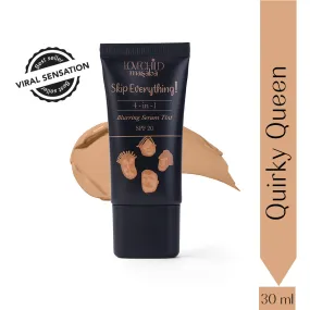 Quirky Queen - Skip Everything Blurring Serum Skin Tint Without Brush 4-in-1 Benefits