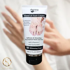 "Derma Clean Hand & Foot Cream - Whitening, Anti-Aging & Moisturizing | Silken Sparkle"