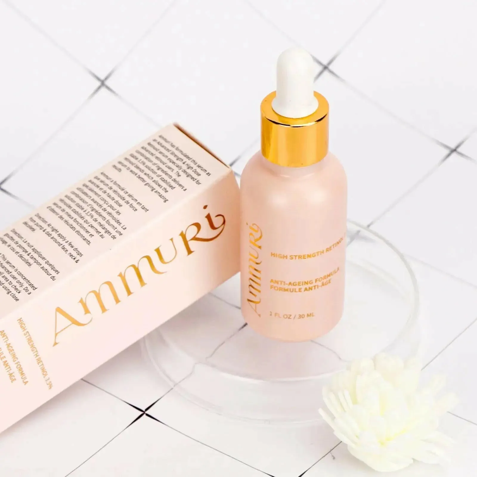 Retinol Face Serum 3.5% High Strength 30ml - with Hyaluronic acid, Vitamin C, E, B3, Aloe Vera