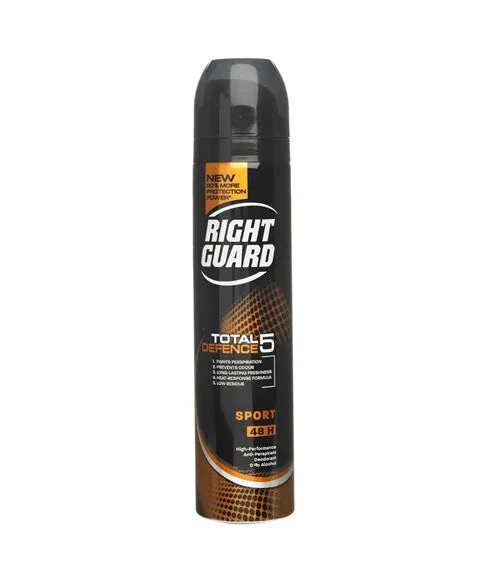 Schwarzkopf Right Guard Total Defence 5 Sport 48H Protection Antiperspirant - 250ml