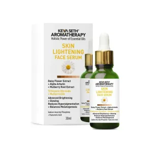 Skin Lightening Face Serum, Daisy Flower   Alpha Arbutin   Mulberry Root, Brightening & Glowing, Hyperpigmentation, Melanogenesis, with Hyaluronic Acid