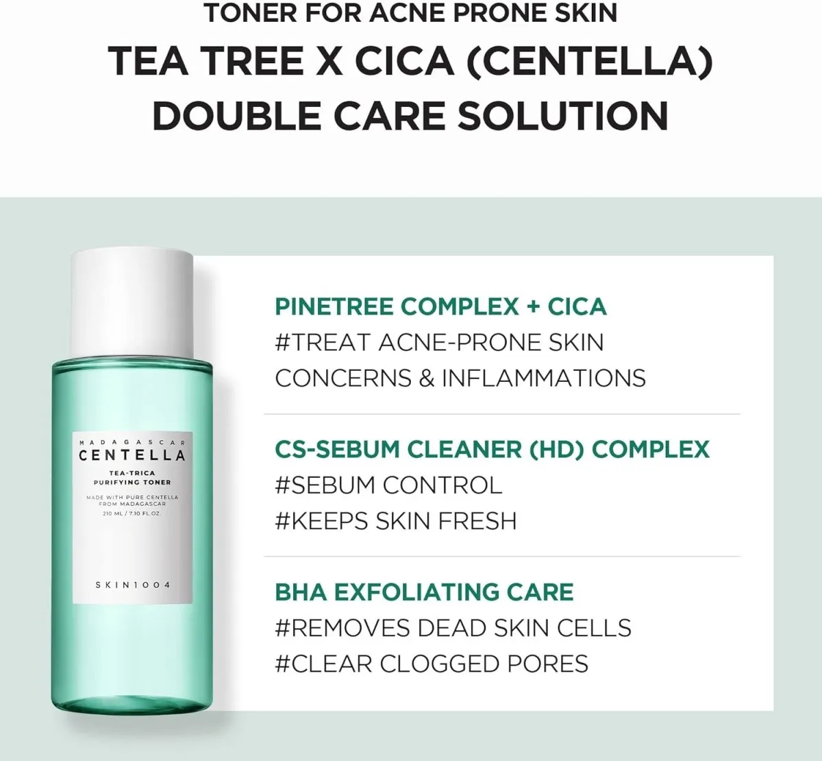 SKIN1004 Madagascar Centella Tea-Trica Purifying Toner