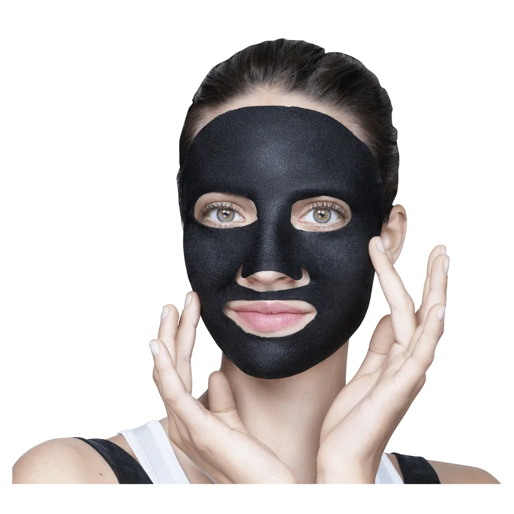 Skinactive Pure Charcoal Hydrating Face Tissue Mask For Pore Tightening