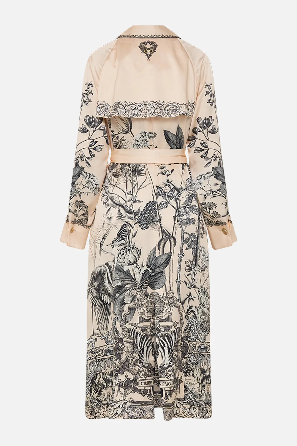 SOFT TRENCH WITH FRENCH CUFF ETCHED INTO ETERNITY