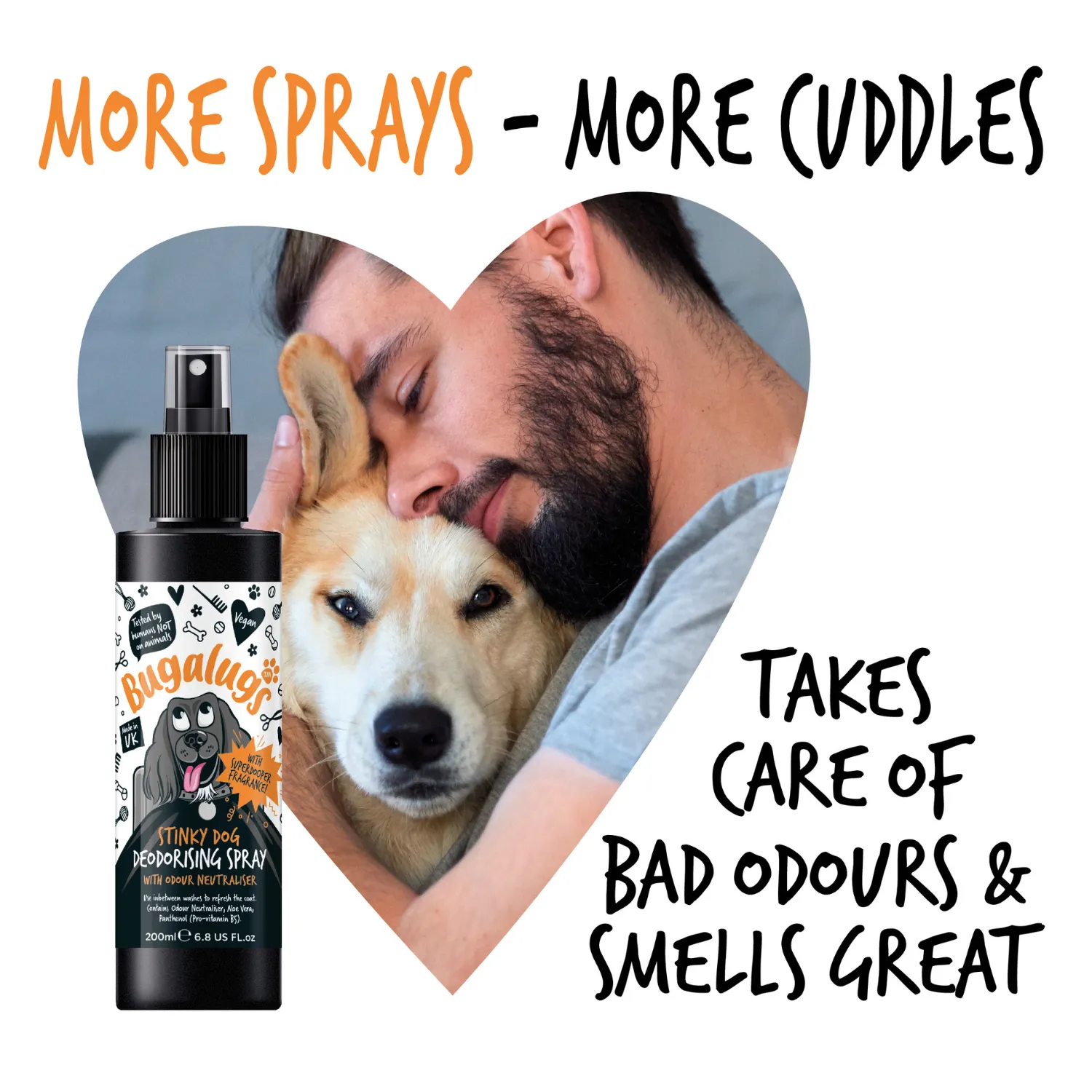 Stinky Dog Deodorising Spray with Odour Neutraliser