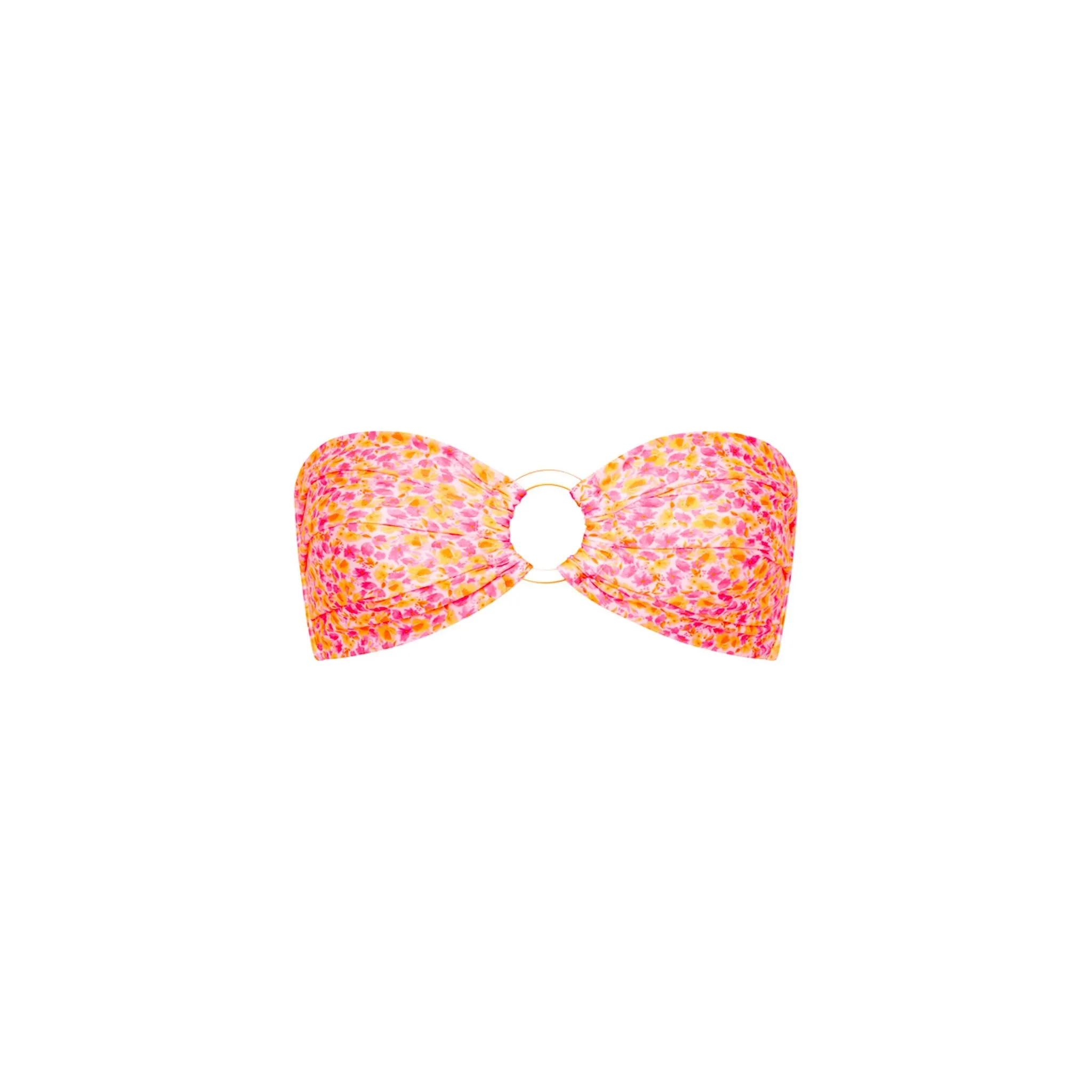 Strapless Bandeau Bikini Top - Sherbet Shimmer