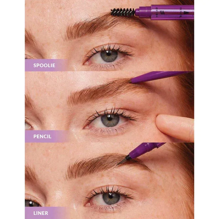 THE QUICK FLICK Quick Brow 2-in-1 Brow Pencil and Liner - Dark