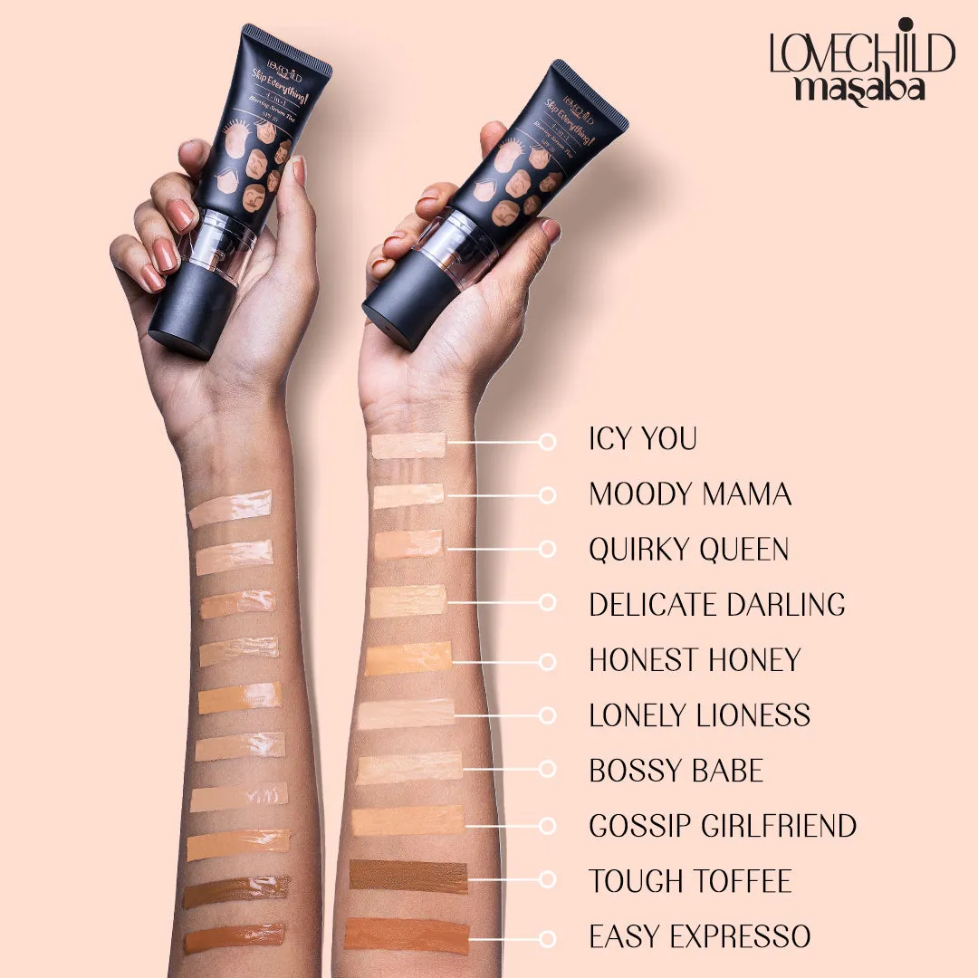 Tough Toffee- Skip Everything Blurring Serum Skin Tint  4-in-1 Benefits