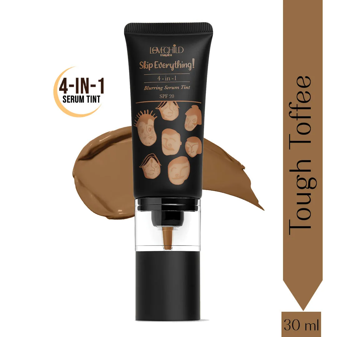 Tough Toffee- Skip Everything Blurring Serum Skin Tint  4-in-1 Benefits