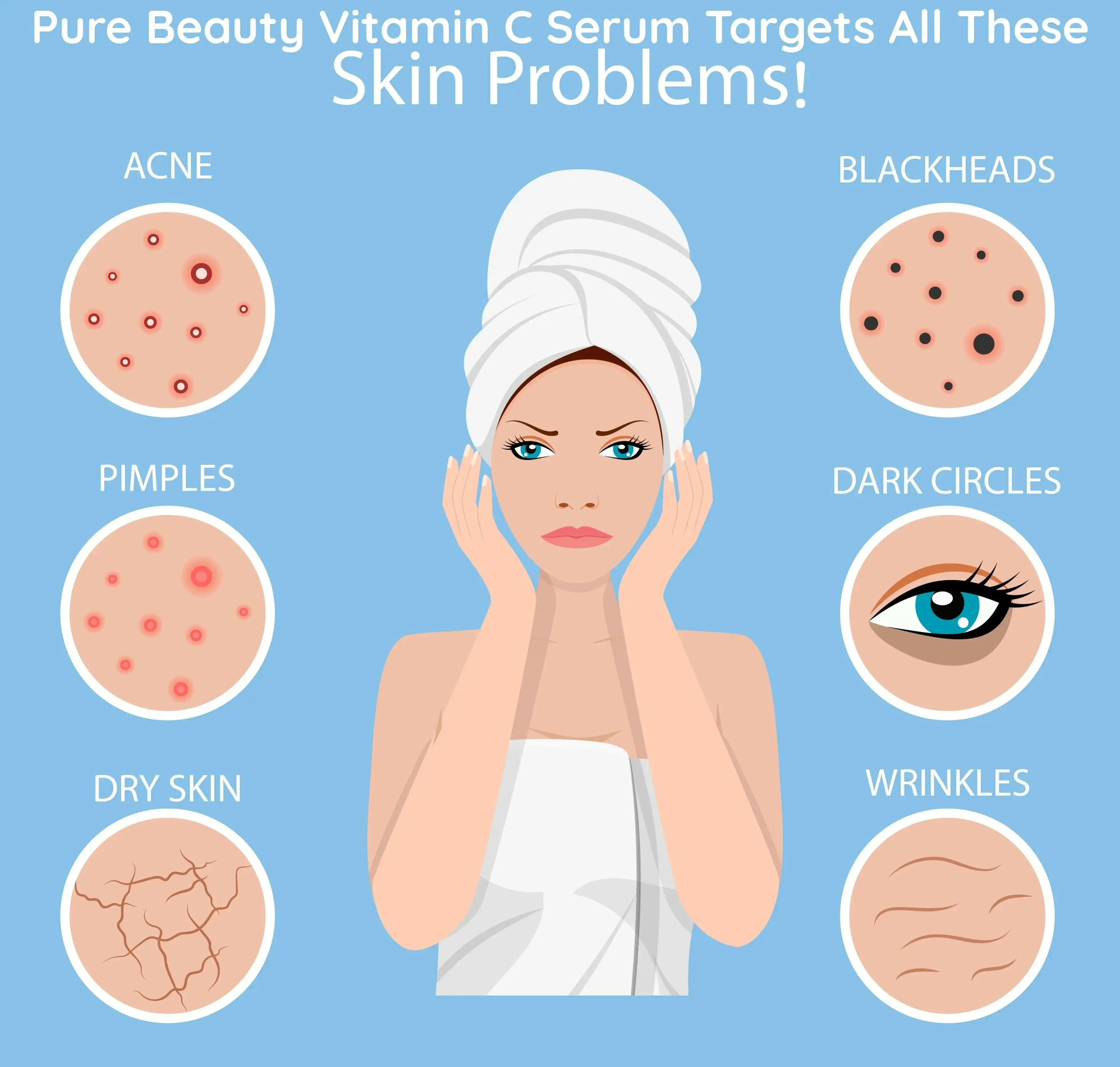 Vitamin C Serum For Face with Hyaluronic Acid Serum Natural