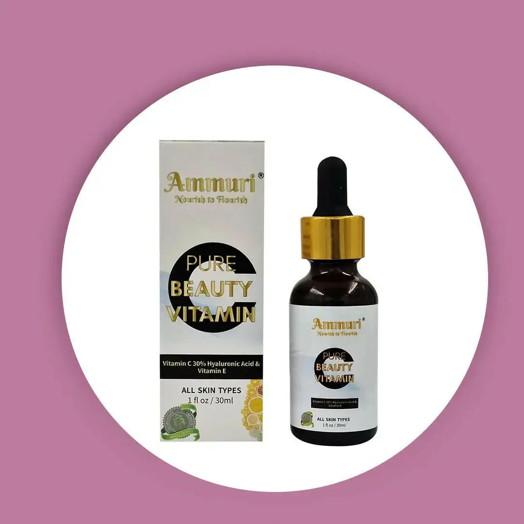 Vitamin C Serum For Face with Hyaluronic Acid Serum Natural