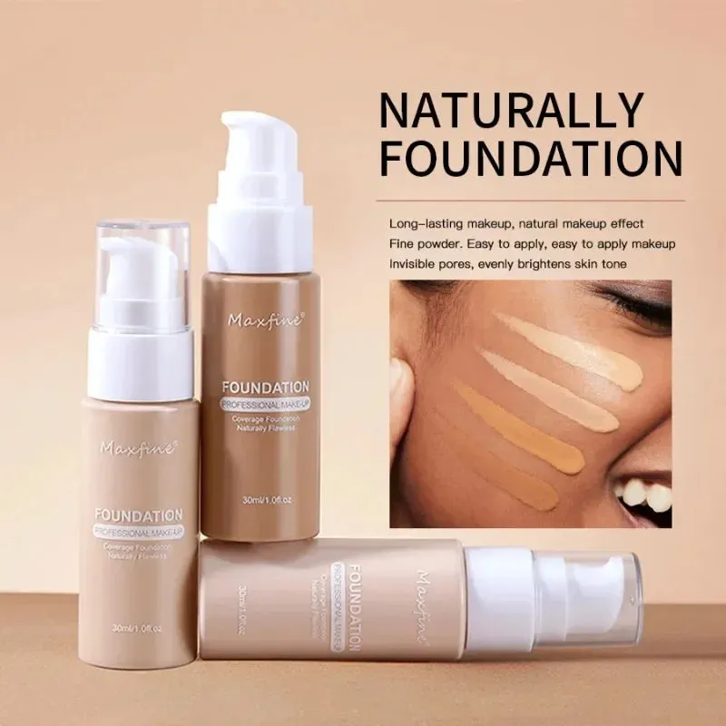 Yeknu Liquid Face Foundation Cream Oil-Control BB Cream Matte Base Brightening Concealer Lasting Full Coverage Women Makeup Cosmetics