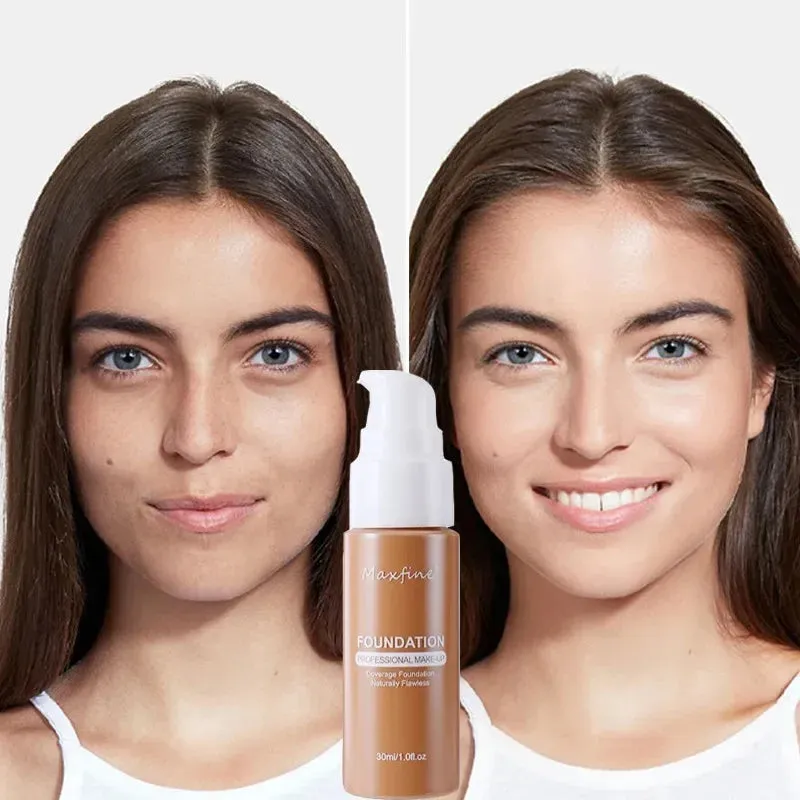 Yeknu Liquid Face Foundation Cream Oil-Control BB Cream Matte Base Brightening Concealer Lasting Full Coverage Women Makeup Cosmetics