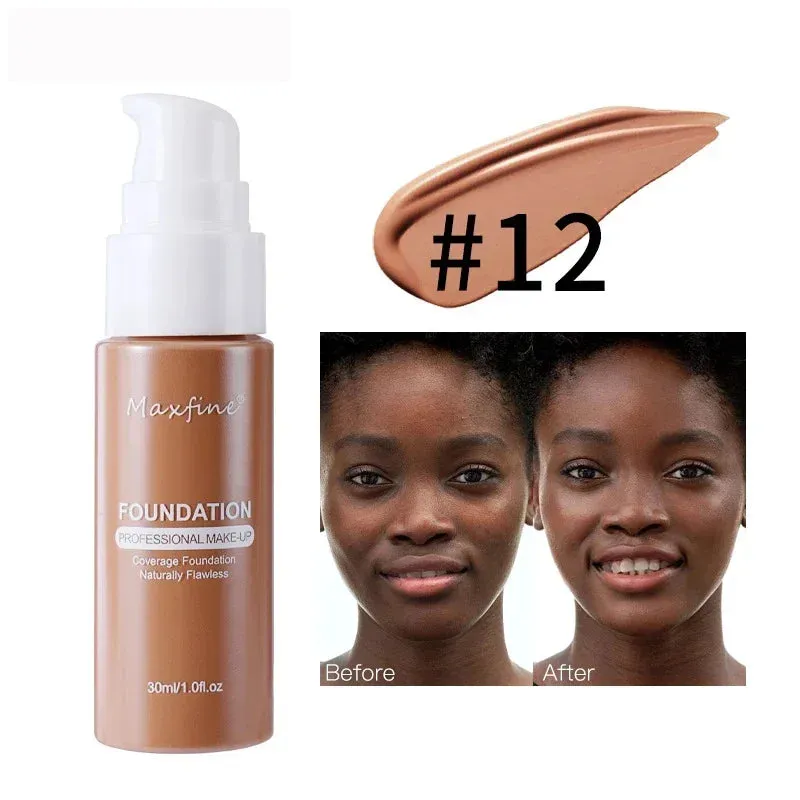 Yeknu Liquid Face Foundation Cream Oil-Control BB Cream Matte Base Brightening Concealer Lasting Full Coverage Women Makeup Cosmetics